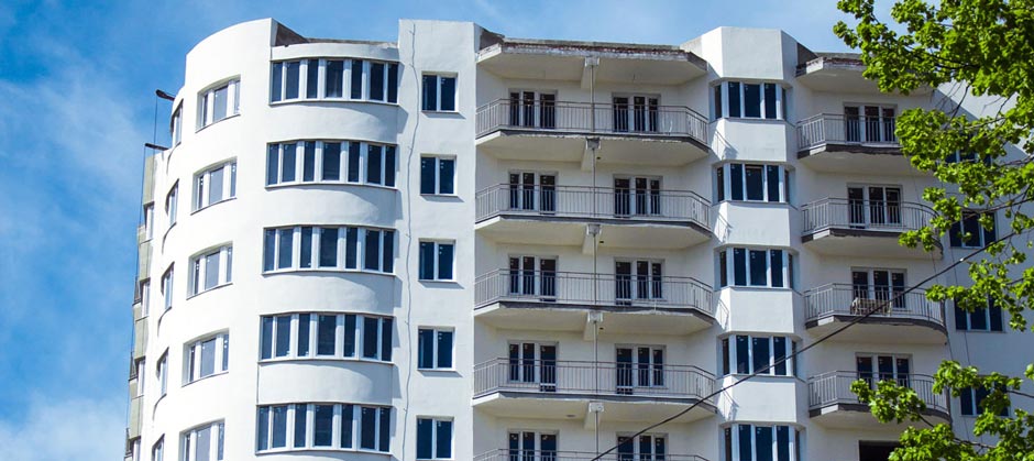 Ракурс на новый дом жилого комплекса Жилье в центре Одессы по выгодным ценам